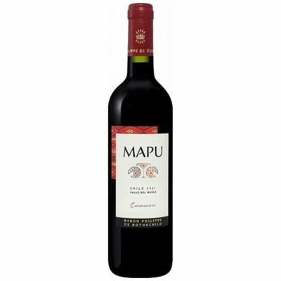 Красное сухое вино Mapu Carmenere Maule Valley DO Baron Philippe de Rothschild 2021